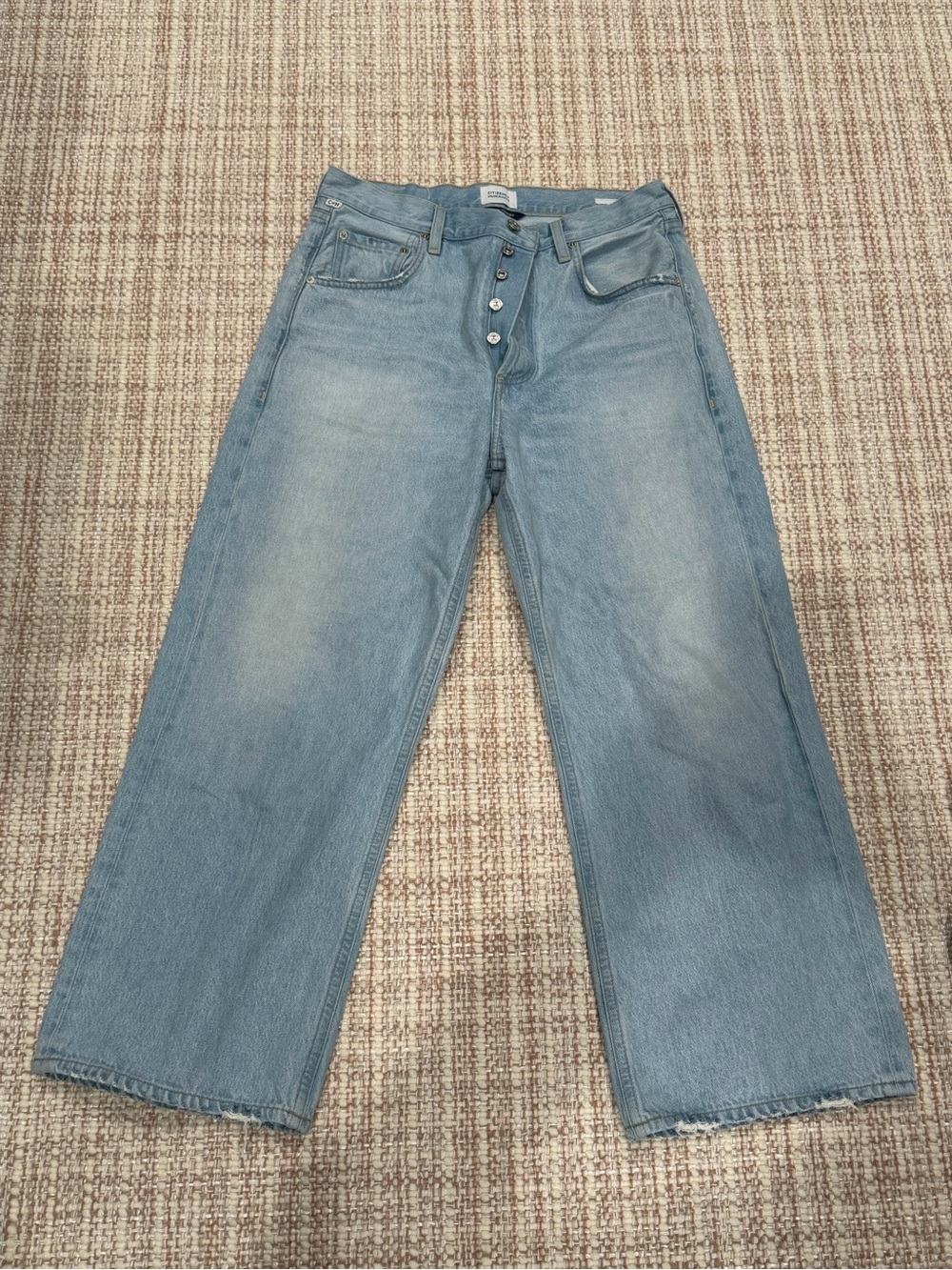 Citizens of humanity Light Wash gaucho cropped Leg Women’s Jeans